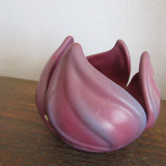 Purple Pink Van Briggle Collectible Ceramic Pot - Picture 2 of 7